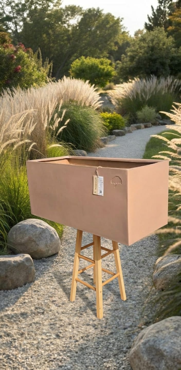 Light Terracotta Rectangular Pot