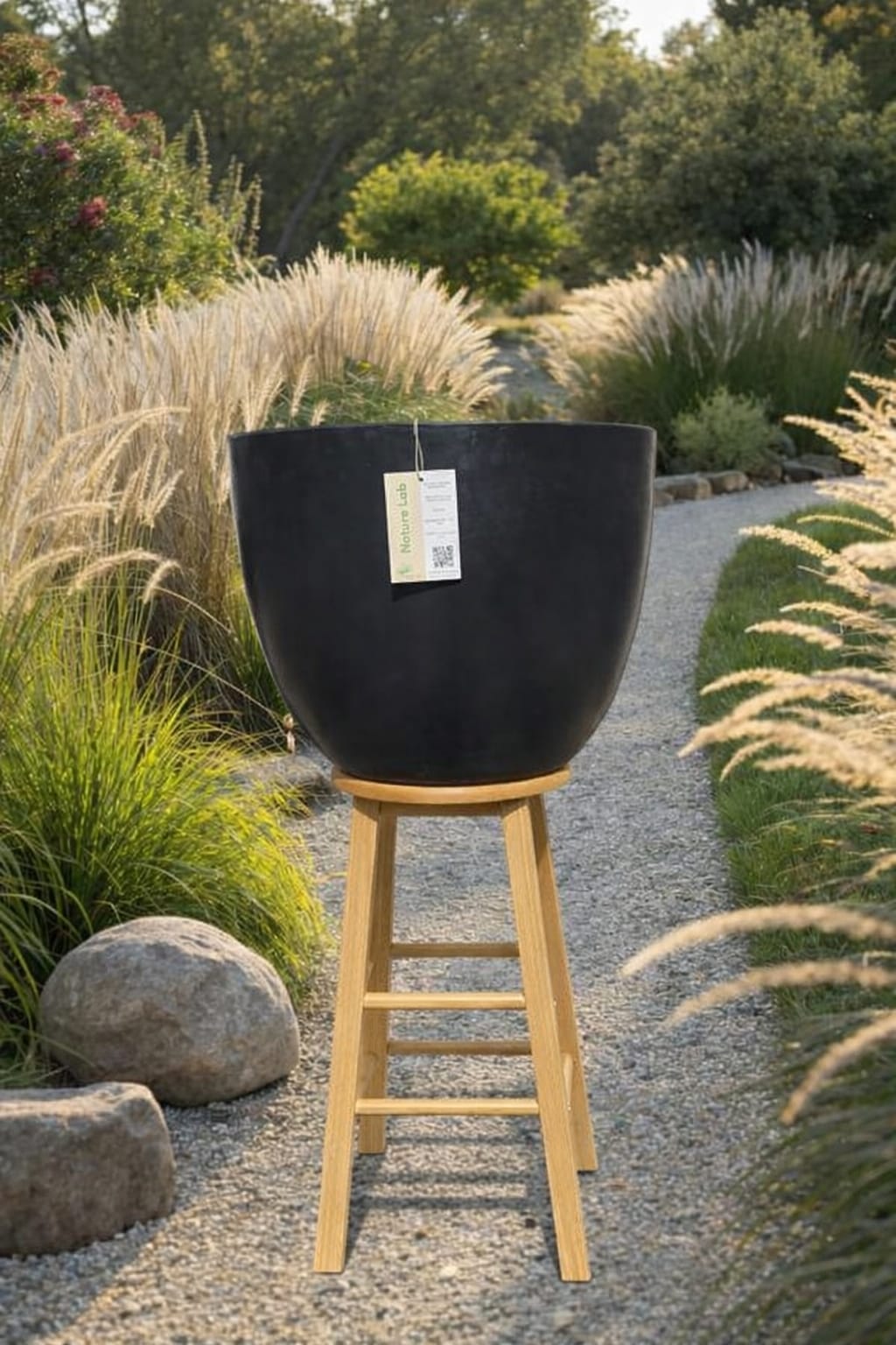 Anthracite Rounded Pot